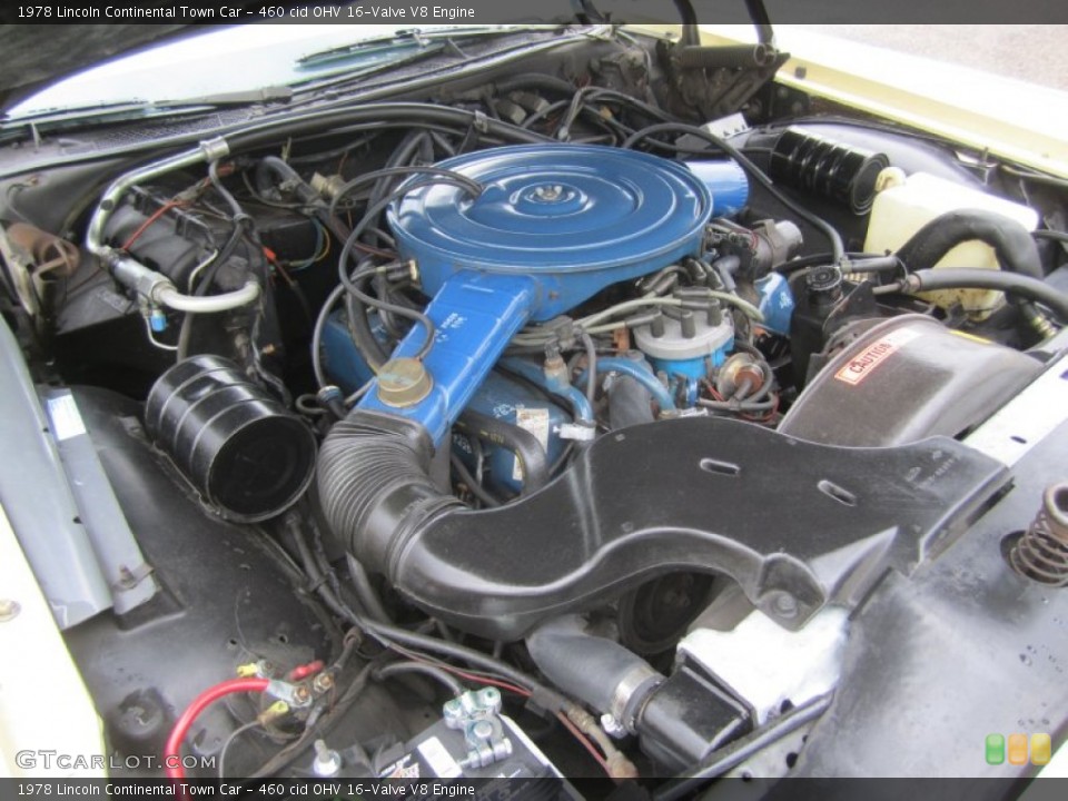 460 cid OHV 16-Valve V8 Engine for the 1978 Lincoln Continental #80391099