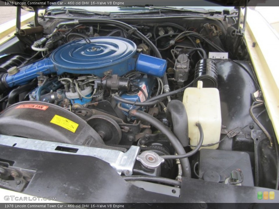 460 cid OHV 16-Valve V8 Engine for the 1978 Lincoln Continental #80391111