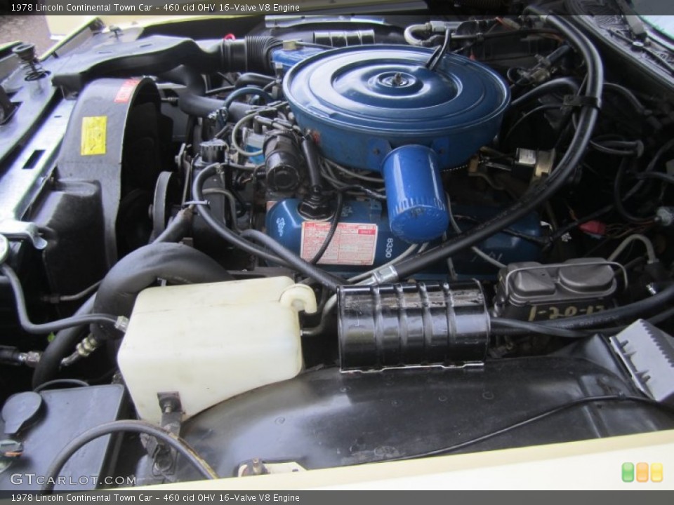 460 cid OHV 16-Valve V8 Engine for the 1978 Lincoln Continental #80391114