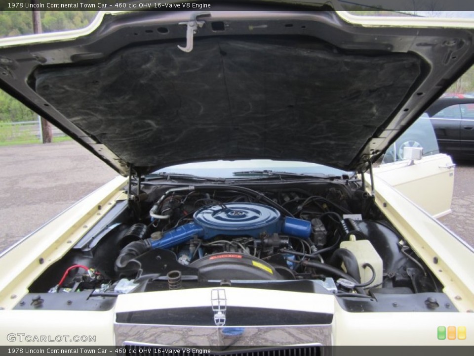 460 cid OHV 16-Valve V8 Engine for the 1978 Lincoln Continental #80391129