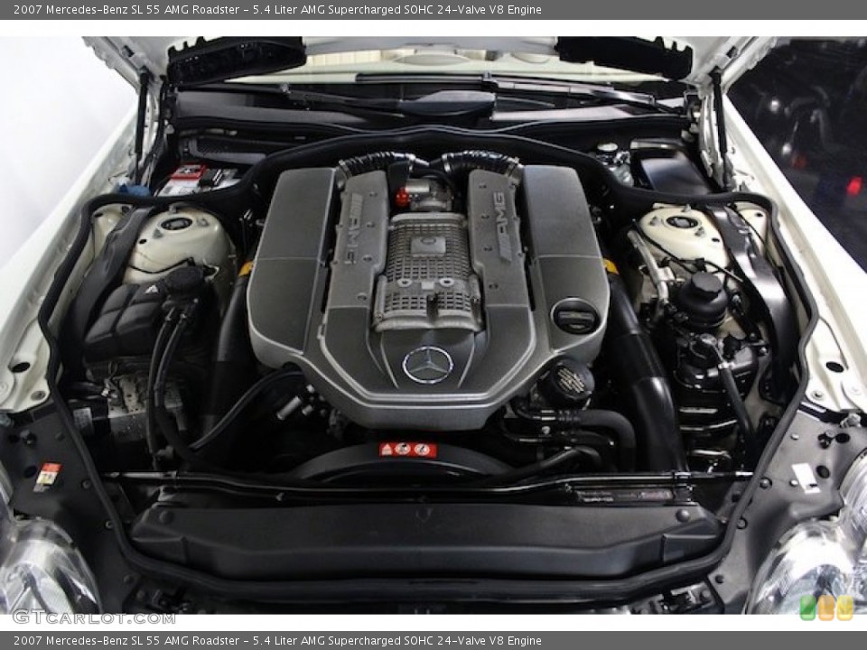 5.4 Liter AMG Supercharged SOHC 24-Valve V8 Engine for the 2007 Mercedes-Benz SL #80396231