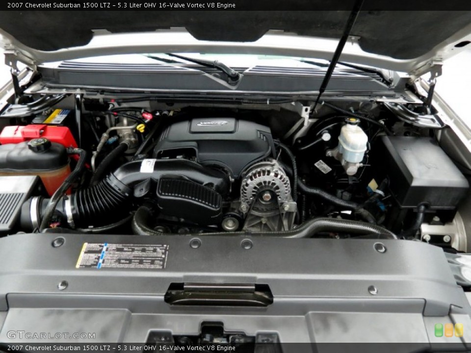 5.3 Liter OHV 16-Valve Vortec V8 Engine for the 2007 Chevrolet Suburban #80400193