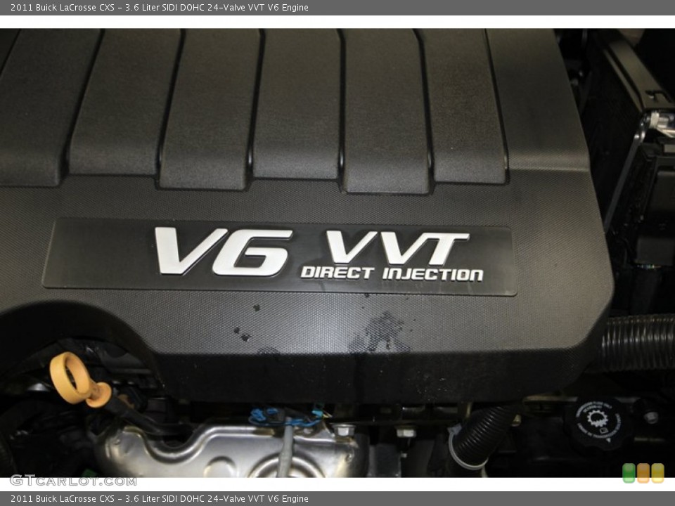 3.6 Liter SIDI DOHC 24-Valve VVT V6 Engine for the 2011 Buick LaCrosse #80402645