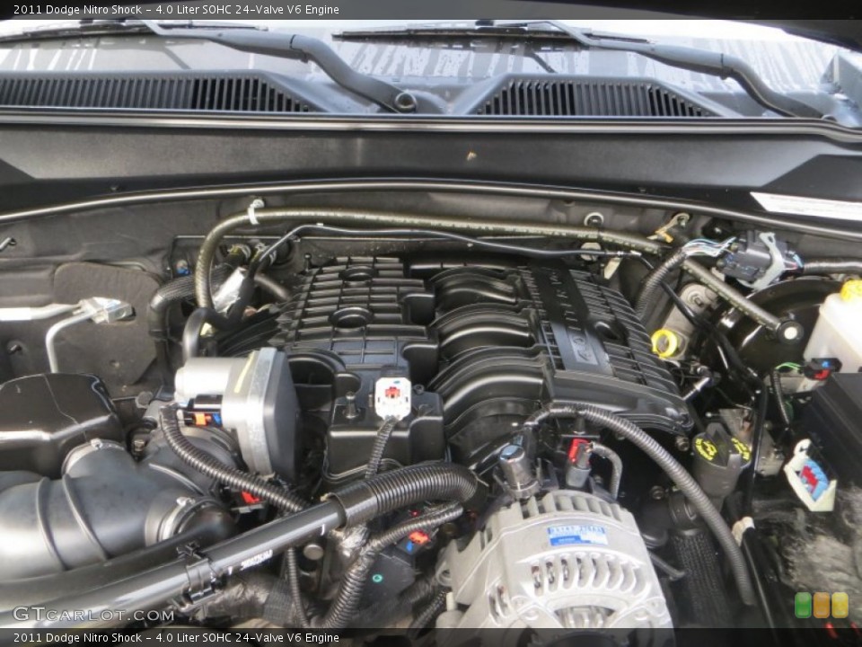 4.0 Liter SOHC 24-Valve V6 Engine for the 2011 Dodge Nitro #80406055