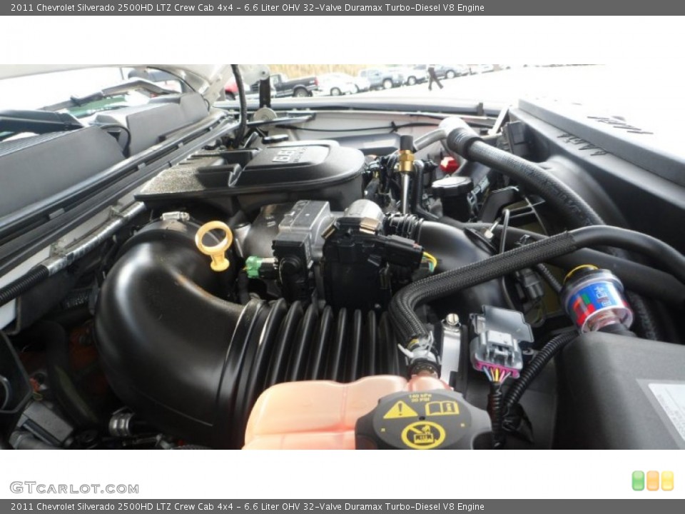 6.6 Liter OHV 32-Valve Duramax Turbo-Diesel V8 Engine for the 2011 Chevrolet Silverado 2500HD #80410633
