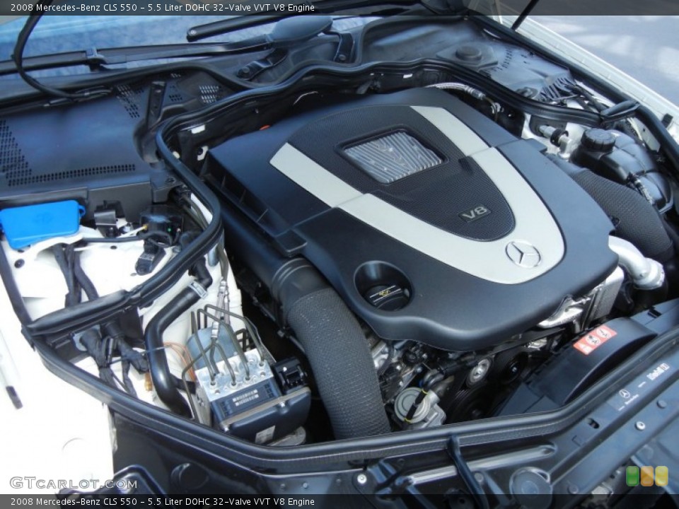 5.5 Liter DOHC 32-Valve VVT V8 Engine for the 2008 Mercedes-Benz CLS #80411317