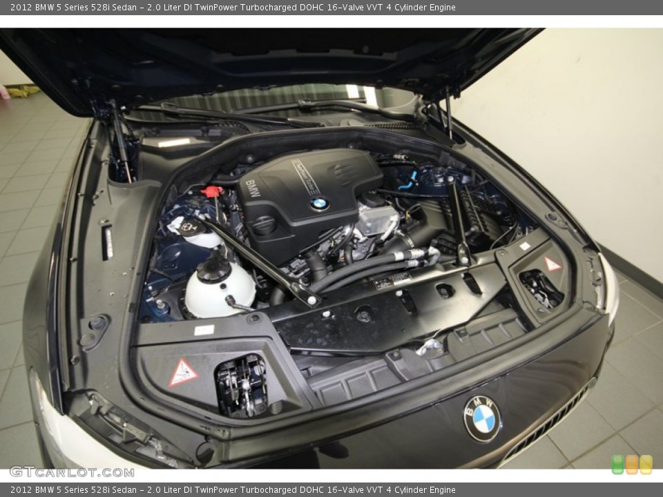 2.0 Liter DI TwinPower Turbocharged DOHC 16-Valve VVT 4 Cylinder 2012 BMW 5 Series Engine