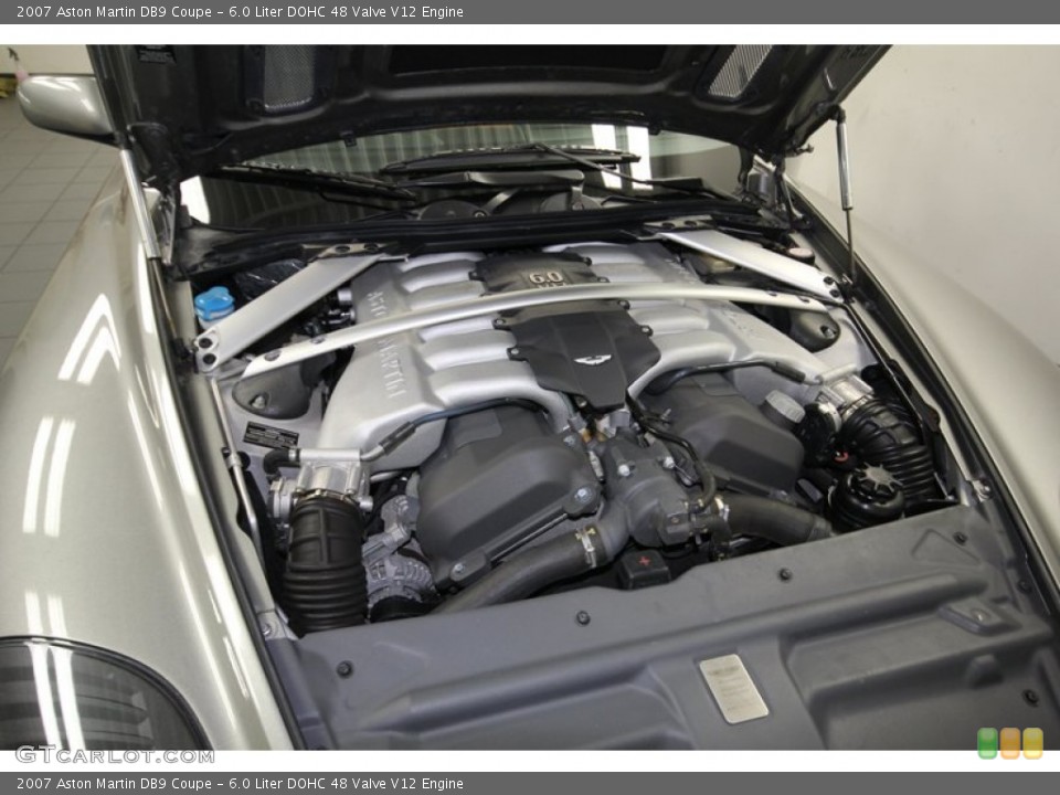 6.0 Liter DOHC 48 Valve V12 2007 Aston Martin DB9 Engine