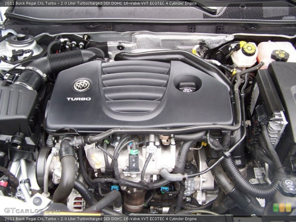 2.0 Liter Turbocharged SIDI DOHC 16-Valve VVT ECOTEC 4 Cylinder Engine for the 2011 Buick Regal #80426085