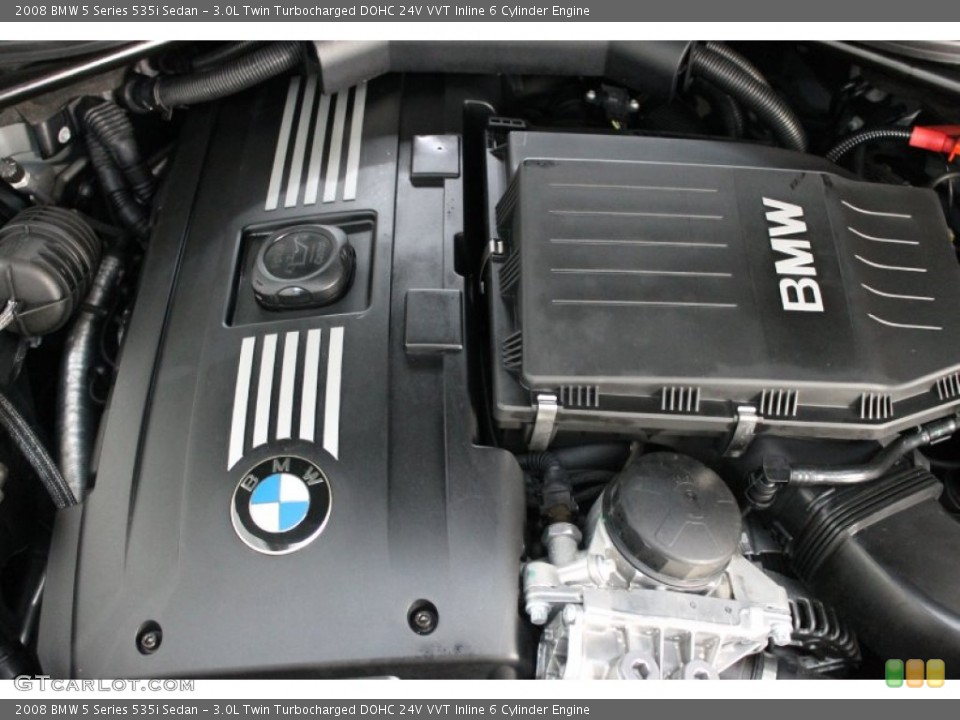 3.0L Twin Turbocharged DOHC 24V VVT Inline 6 Cylinder Engine for the 2008 BMW 5 Series #80429105
