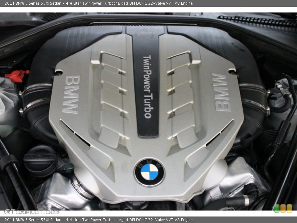 4.4 Liter TwinPower Turbocharged DFI DOHC 32-Valve VVT V8 Engine for the 2011 BMW 5 Series #80430050
