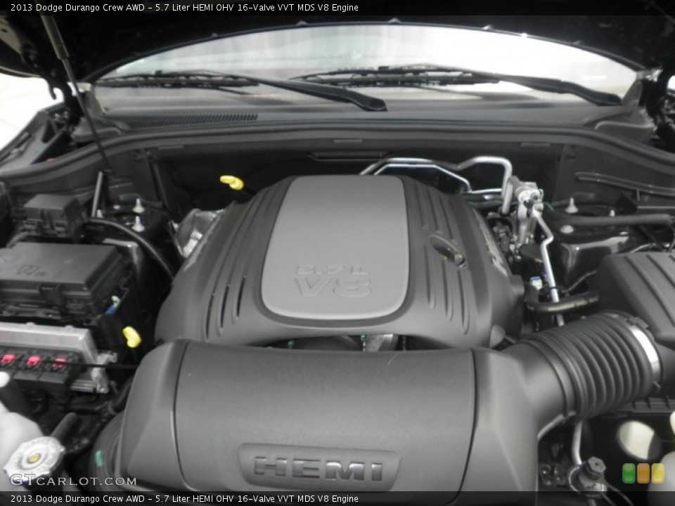 5.7 Liter HEMI OHV 16-Valve VVT MDS V8 Engine for the 2013 Dodge Durango #80445167