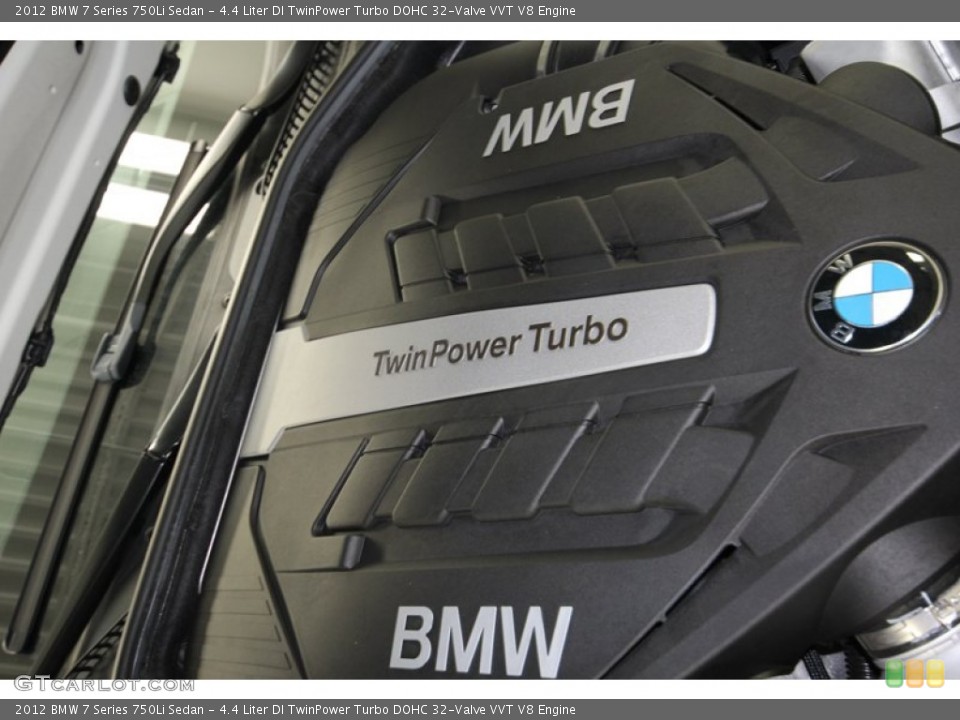4.4 Liter DI TwinPower Turbo DOHC 32-Valve VVT V8 Engine for the 2012 BMW 7 Series #80466749
