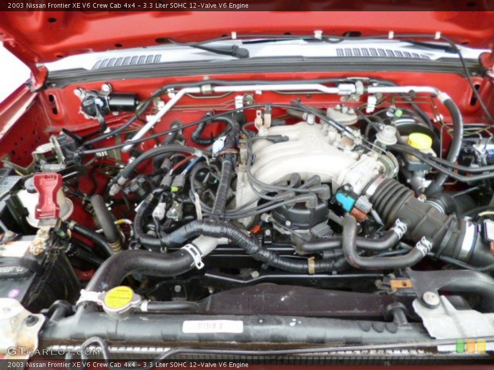 3.3 Liter SOHC 12-Valve V6 Engine for the 2003 Nissan Frontier #80471580