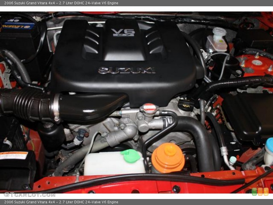 2.7 Liter DOHC 24-Valve V6 2006 Suzuki Grand Vitara Engine