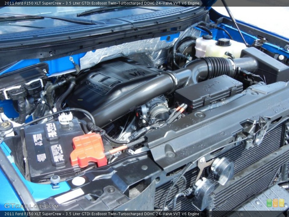 3.5 Liter GTDI EcoBoost Twin-Turbocharged DOHC 24-Valve VVT V6 Engine for the 2011 Ford F150 #80478239