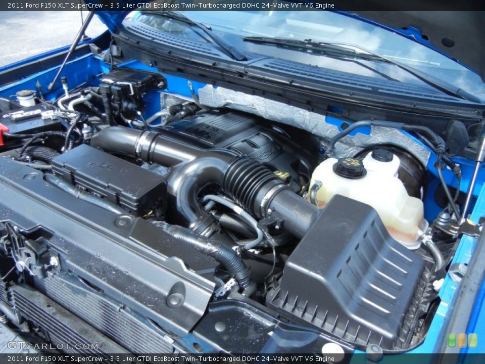 3.5 Liter GTDI EcoBoost Twin-Turbocharged DOHC 24-Valve VVT V6 Engine for the 2011 Ford F150 #80478251