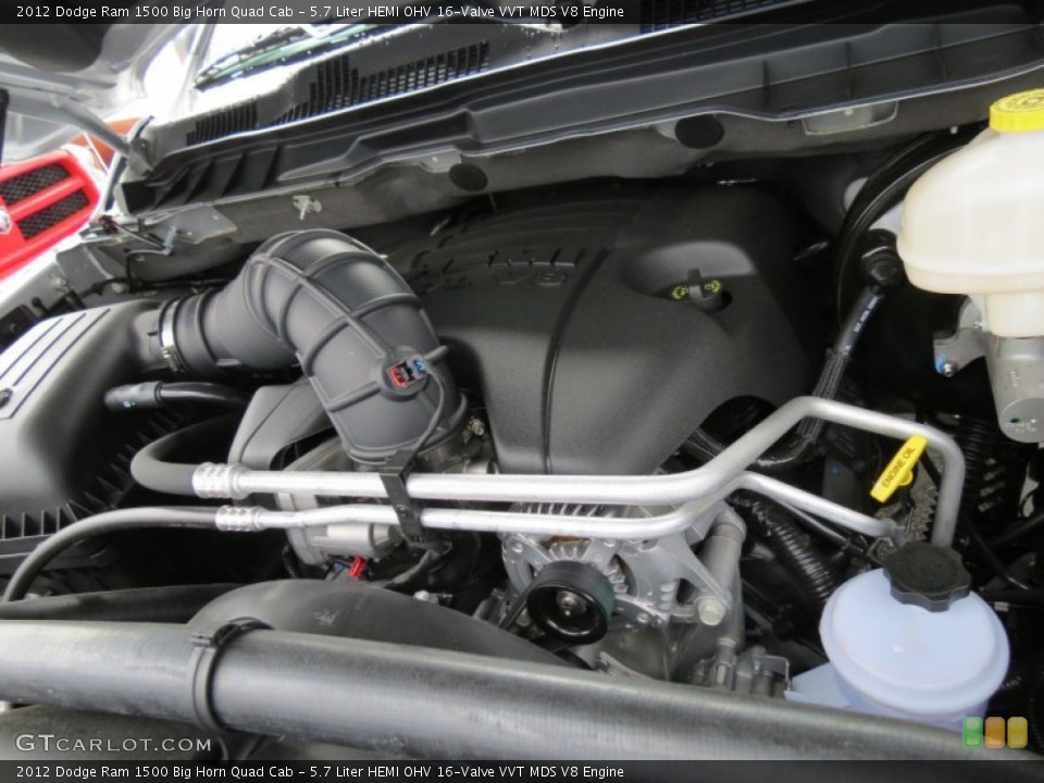 5.7 Liter HEMI OHV 16-Valve VVT MDS V8 Engine for the 2012 Dodge Ram 1500 #80488423
