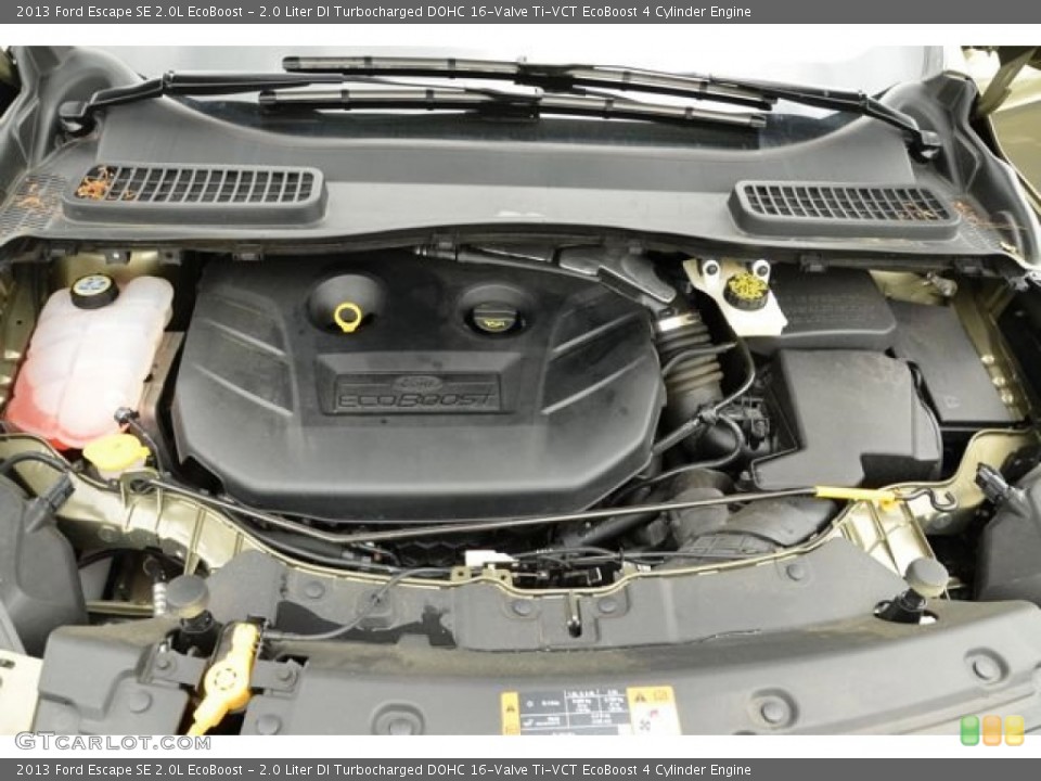2.0 Liter DI Turbocharged DOHC 16-Valve Ti-VCT EcoBoost 4 Cylinder 2013 Ford Escape Engine