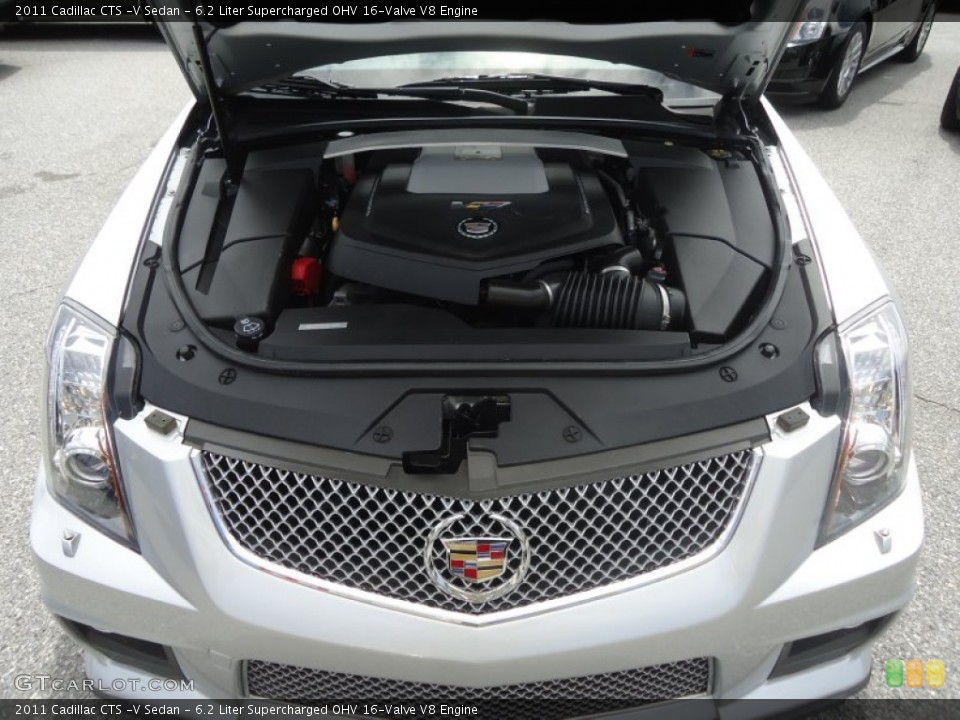 6.2 Liter Supercharged OHV 16-Valve V8 Engine for the 2011 Cadillac CTS #80498201