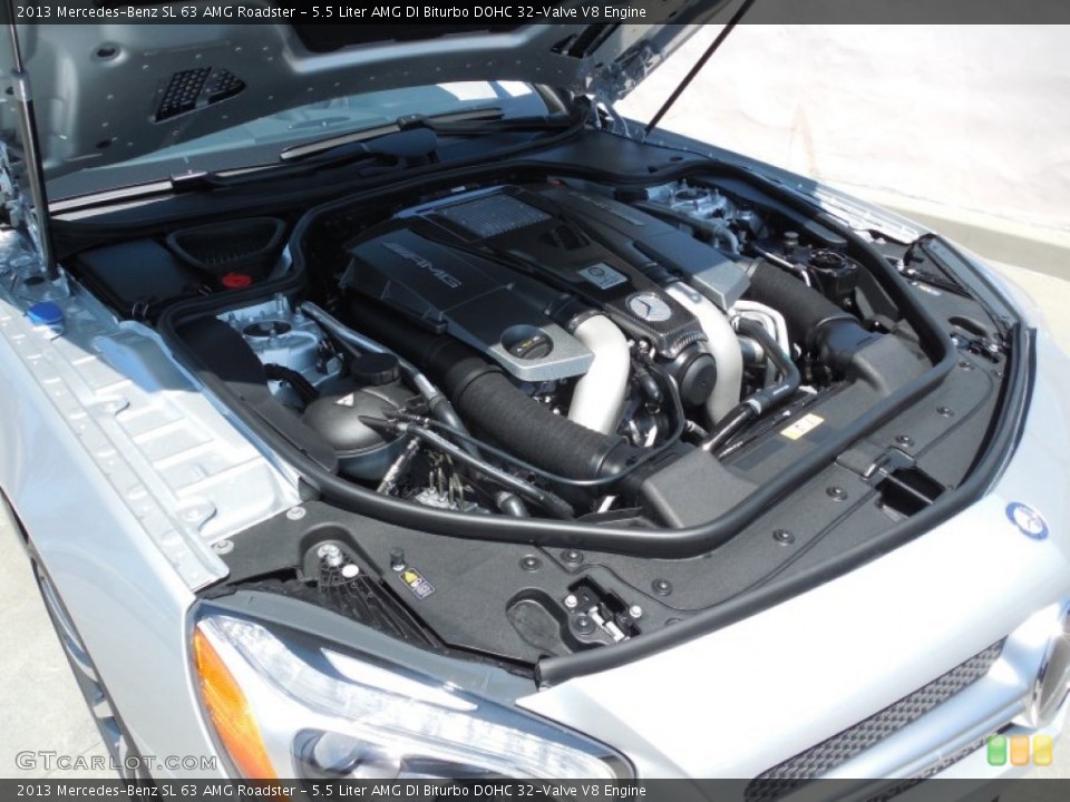 5.5 Liter AMG DI Biturbo DOHC 32-Valve V8 Engine for the 2013 Mercedes-Benz SL #80502418