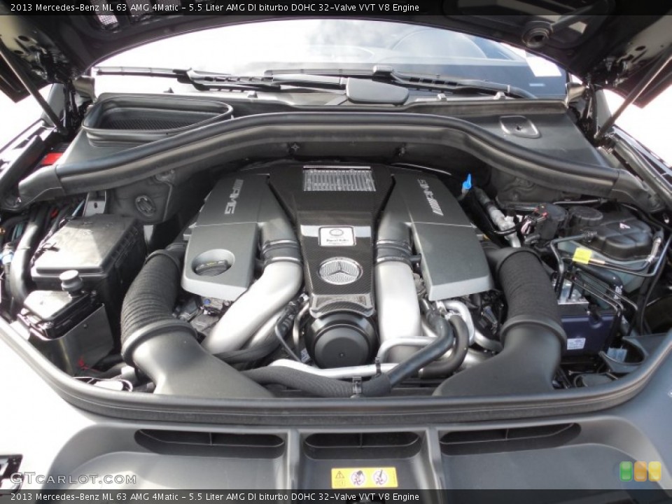 5.5 Liter AMG DI biturbo DOHC 32-Valve VVT V8 Engine for the 2013 Mercedes-Benz ML #80504822