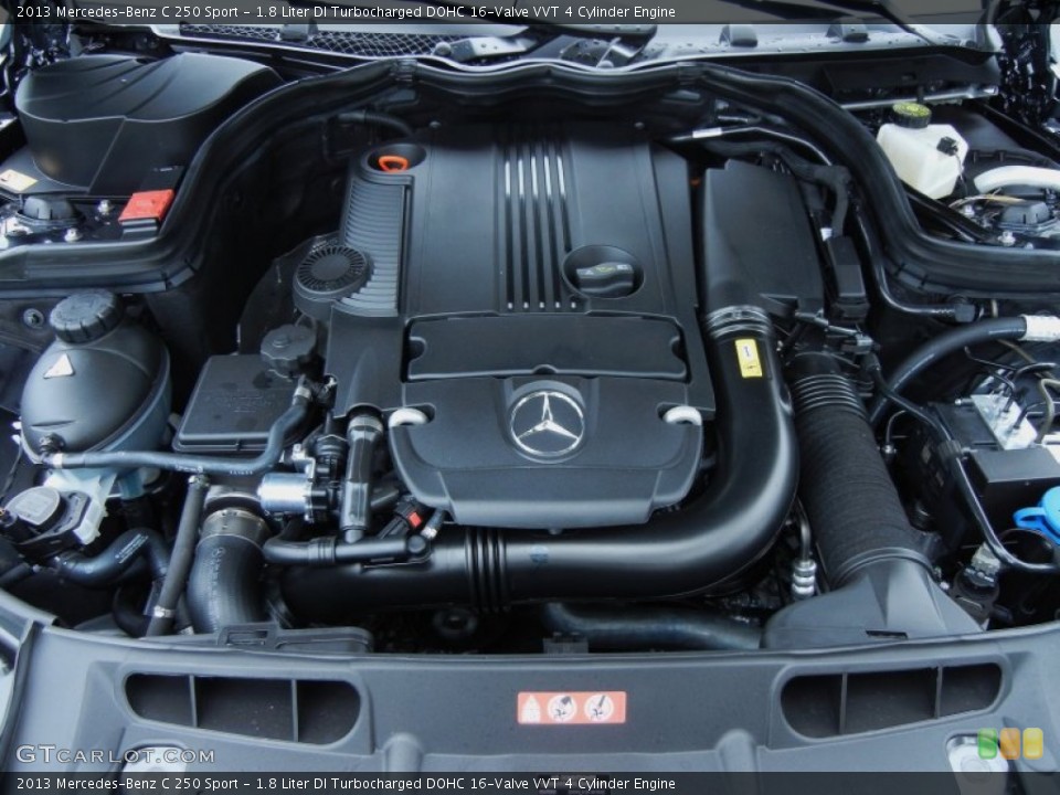 1.8 Liter DI Turbocharged DOHC 16-Valve VVT 4 Cylinder Engine for the 2013 Mercedes-Benz C #80508221