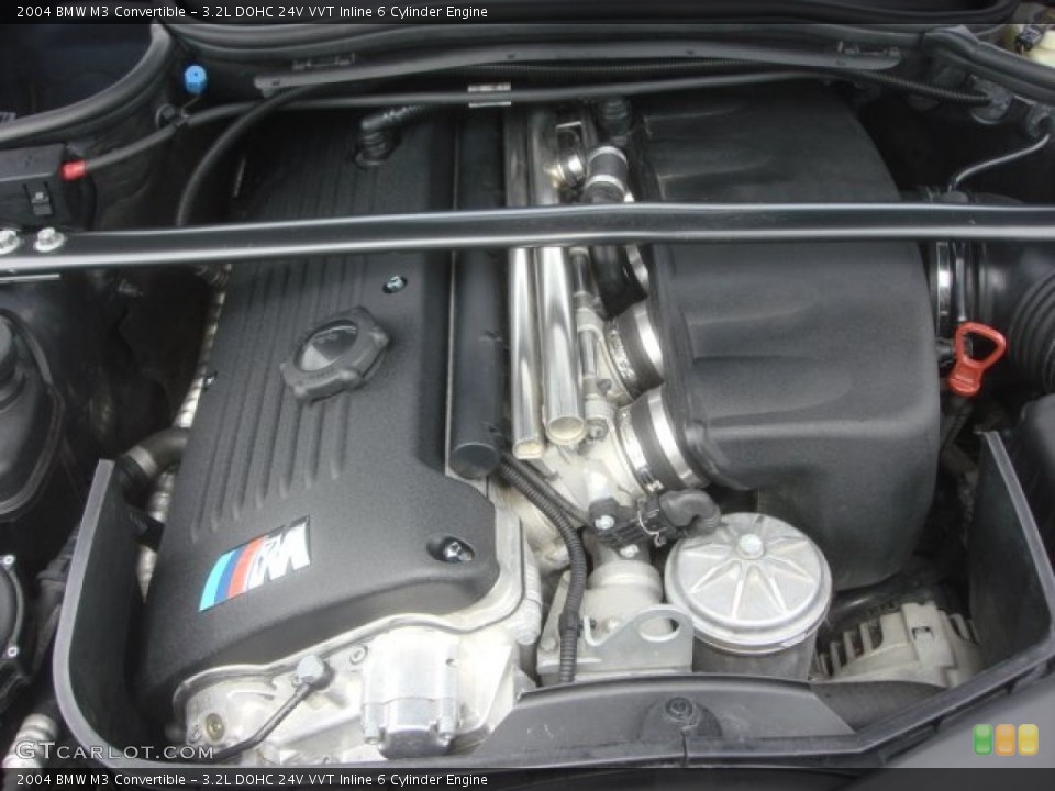 3.2L DOHC 24V VVT Inline 6 Cylinder 2004 BMW M3 Engine