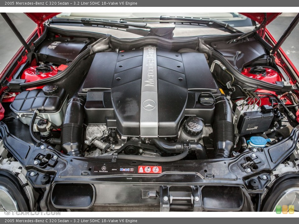 3.2 Liter SOHC 18-Valve V6 Engine for the 2005 Mercedes-Benz C #80523974