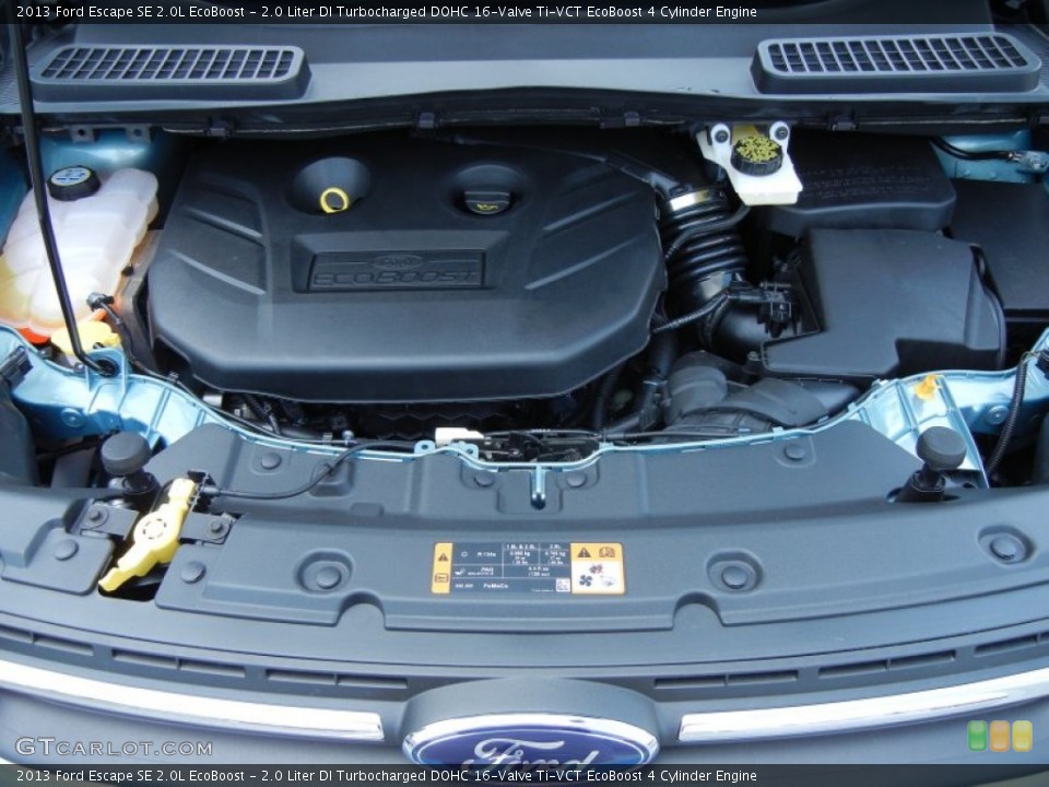 2.0 Liter DI Turbocharged DOHC 16-Valve Ti-VCT EcoBoost 4 Cylinder Engine for the 2013 Ford Escape #80524663