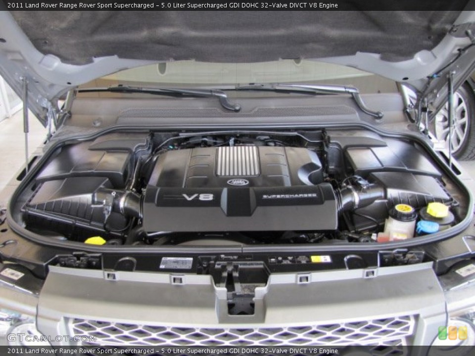 5.0 Liter Supercharged GDI DOHC 32-Valve DIVCT V8 Engine for the 2011 Land Rover Range Rover Sport #80525035