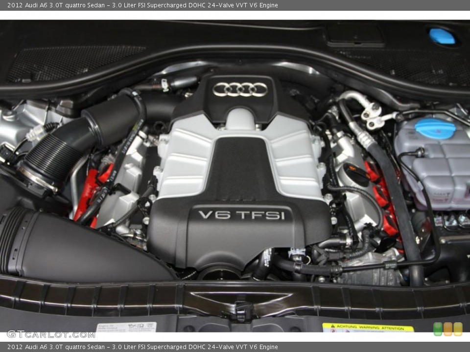 3.0 Liter FSI Supercharged DOHC 24-Valve VVT V6 Engine for the 2012 Audi A6 #80525047