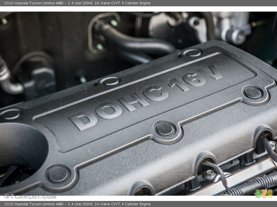 2.4 Liter DOHC 16-Valve CVVT 4 Cylinder Engine for the 2010 Hyundai Tucson #80525866