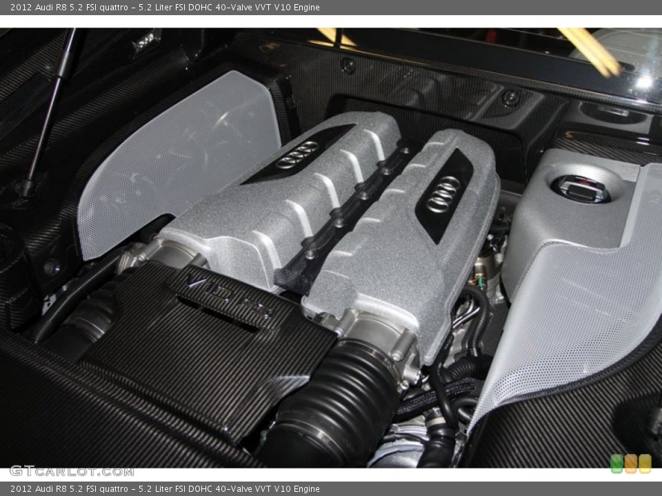 5.2 Liter FSI DOHC 40-Valve VVT V10 Engine for the 2012 Audi R8 #80526382