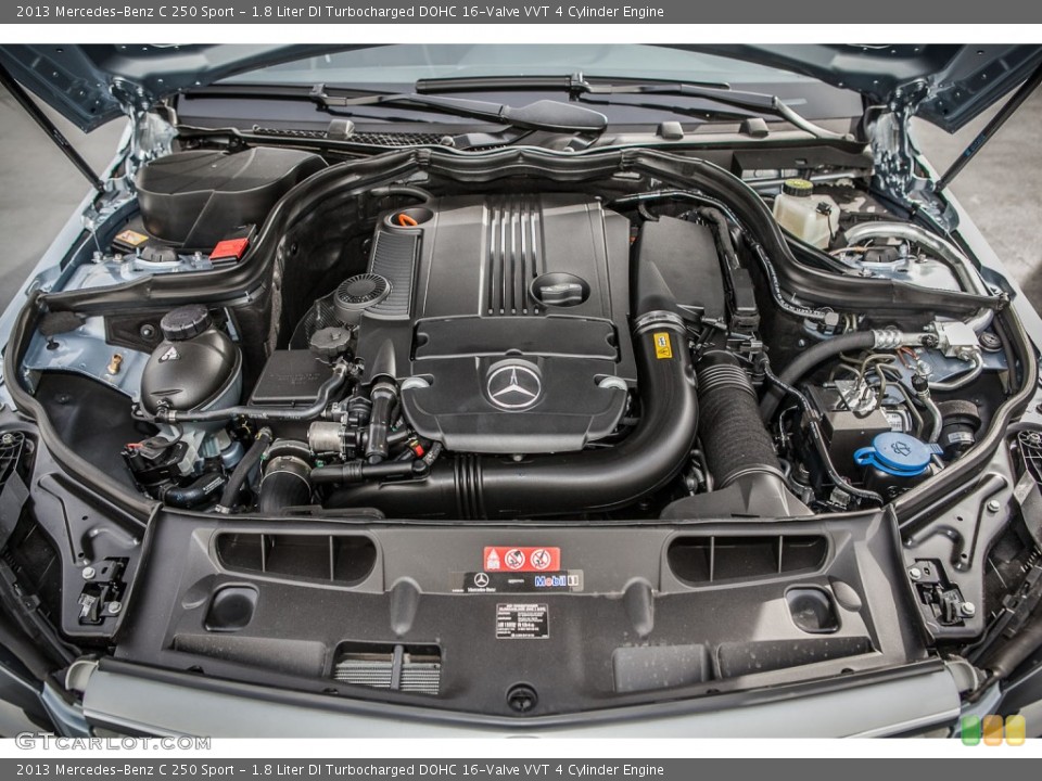 1.8 Liter DI Turbocharged DOHC 16-Valve VVT 4 Cylinder Engine for the 2013 Mercedes-Benz C #80530066