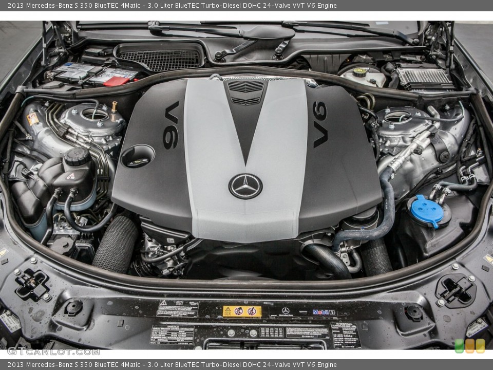 3.0 Liter BlueTEC Turbo-Diesel DOHC 24-Valve VVT V6 2013 Mercedes-Benz S Engine