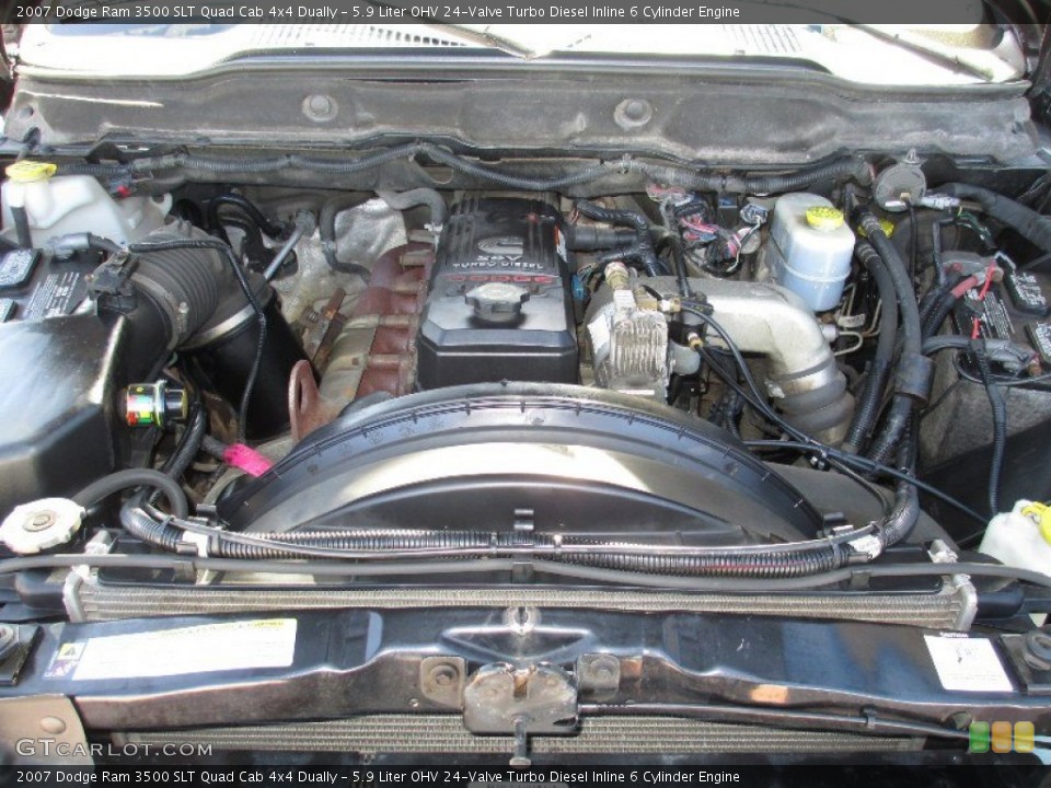 5.9 Liter OHV 24-Valve Turbo Diesel Inline 6 Cylinder Engine for the 2007 Dodge Ram 3500 #80531519