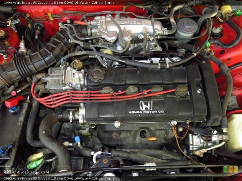 1.8 Liter DOHC 16-Valve 4 Cylinder 1990 Acura Integra Engine