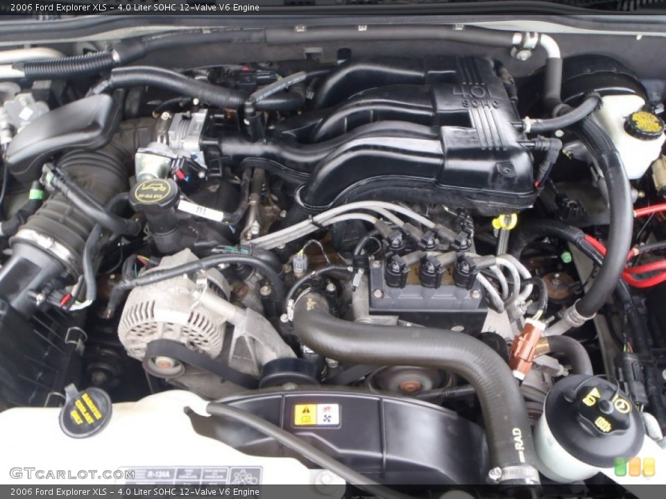 4.0 Liter SOHC 12-Valve V6 Engine for the 2006 Ford Explorer #80543929