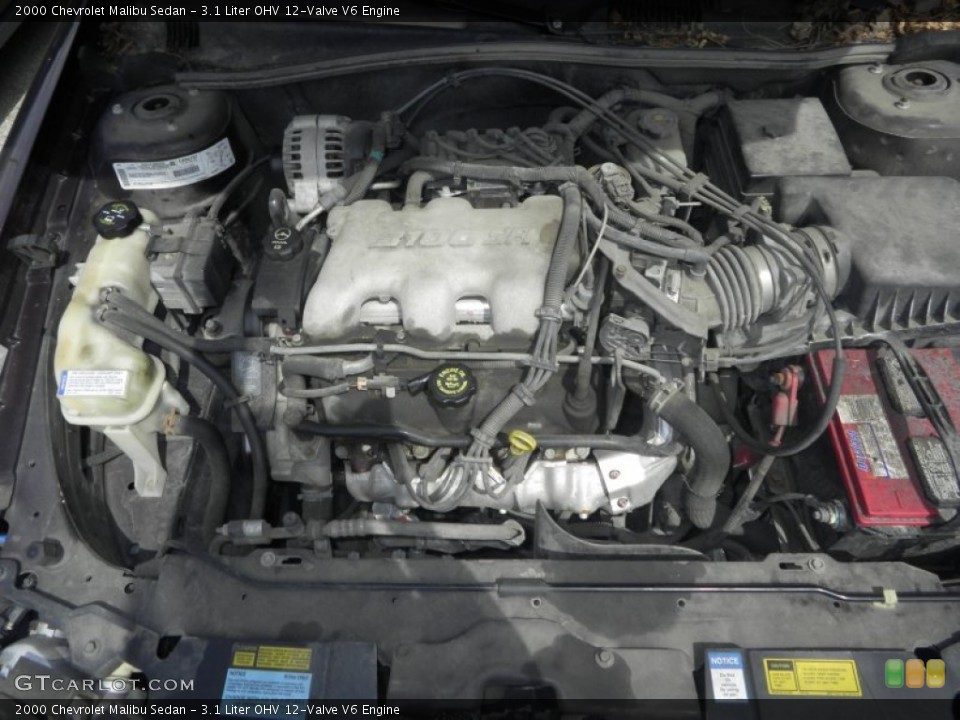 3.1 Liter OHV 12-Valve V6 Engine for the 2000 Chevrolet Malibu #80554912