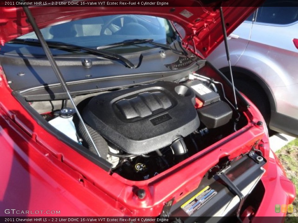 2.2 Liter DOHC 16-Valve VVT Ecotec Flex-Fuel 4 Cylinder 2011 Chevrolet HHR Engine