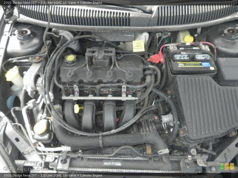 2.0 Liter SOHC 16-Valve 4 Cylinder Engine for the 2003 Dodge Neon #80556003