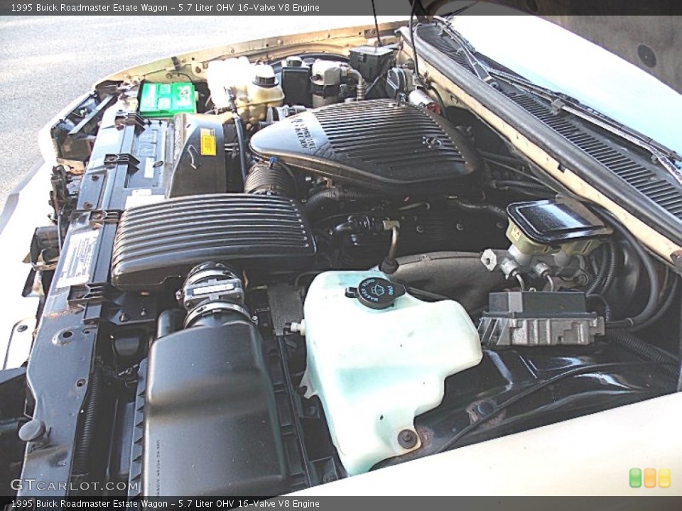 5.7 Liter OHV 16-Valve V8 Engine for the 1995 Buick Roadmaster #80581282