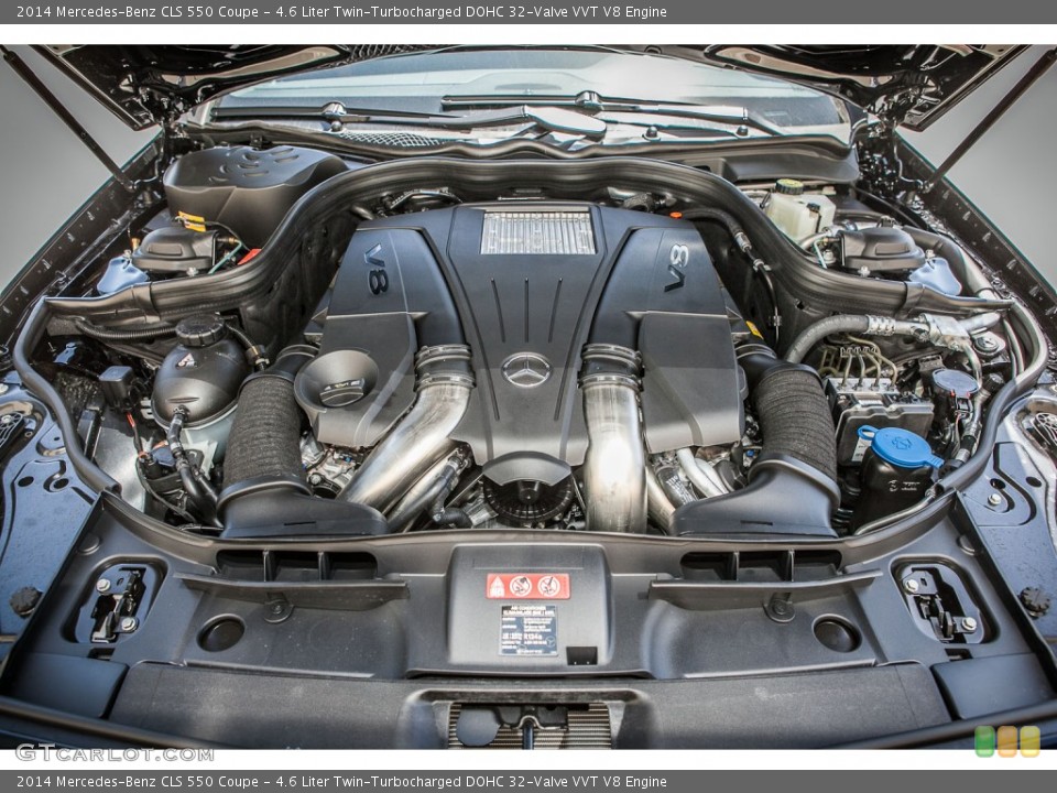 4.6 Liter Twin-Turbocharged DOHC 32-Valve VVT V8 Engine for the 2014 Mercedes-Benz CLS #80585273