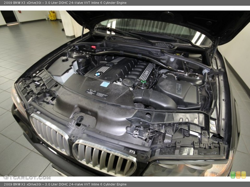 3.0 Liter DOHC 24-Valve VVT Inline 6 Cylinder Engine for the 2009 BMW X3 #80590345