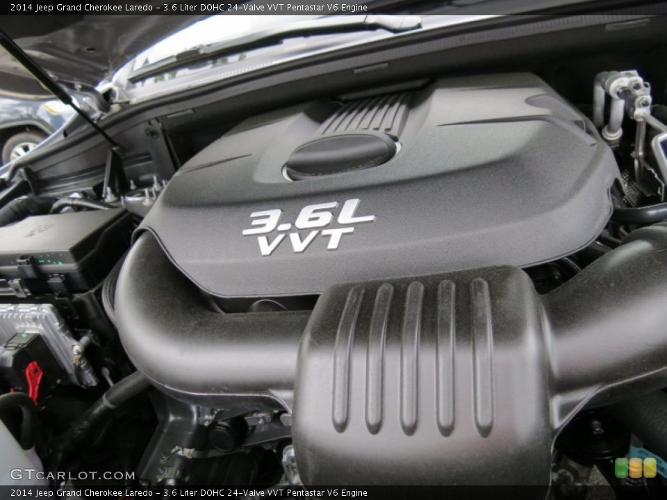 3.6 Liter DOHC 24-Valve VVT Pentastar V6 2014 Jeep Grand Cherokee Engine