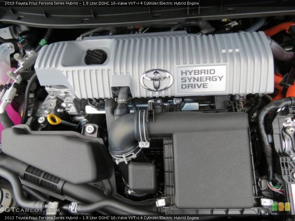 1.8 Liter DOHC 16-Valve VVT-i 4 Cylinder/Electric Hybrid Engine for the 2013 Toyota Prius #80595907