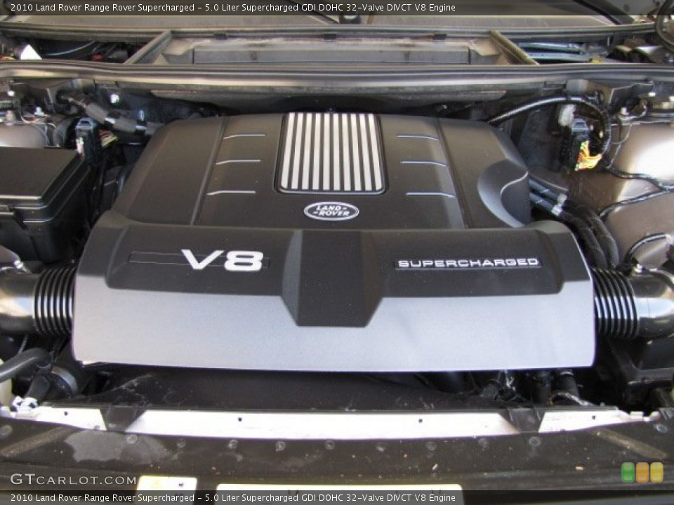 5.0 Liter Supercharged GDI DOHC 32-Valve DIVCT V8 Engine for the 2010 Land Rover Range Rover #80601949