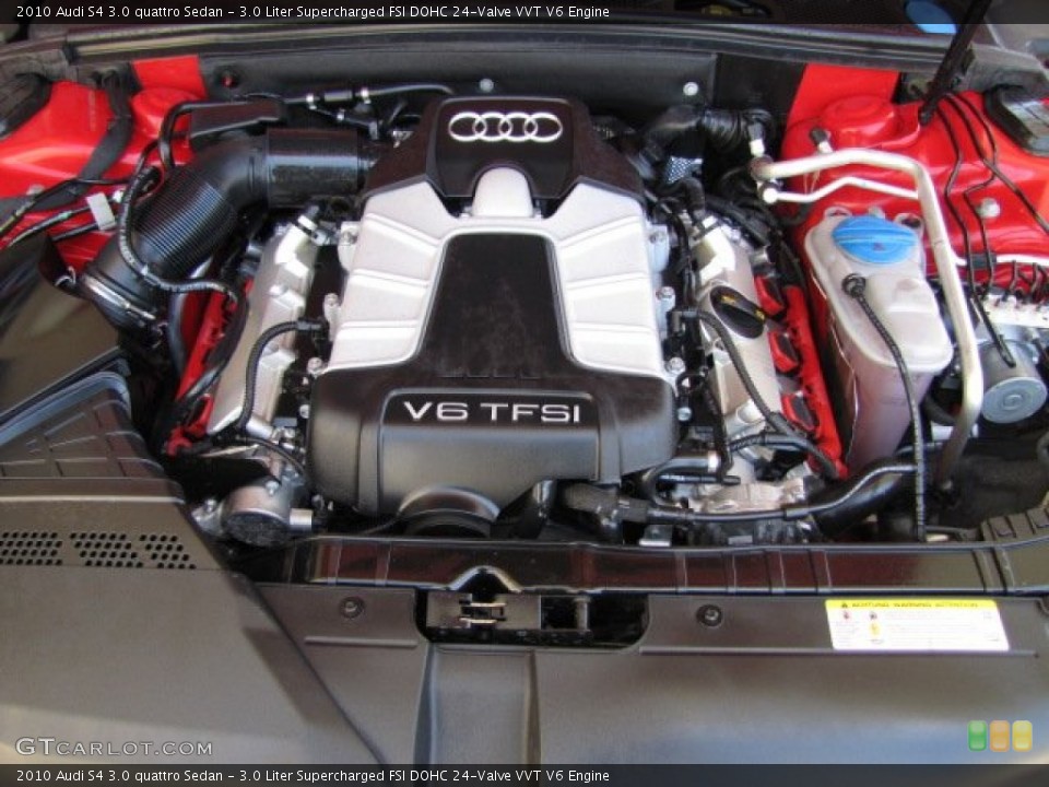3.0 Liter Supercharged FSI DOHC 24-Valve VVT V6 2010 Audi S4 Engine
