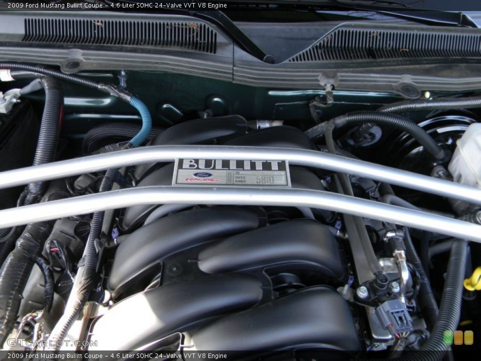 4.6 Liter SOHC 24-Valve VVT V8 Engine for the 2009 Ford Mustang #80603417